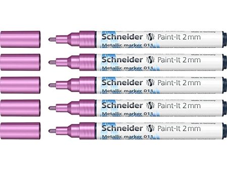 Schneider Paint-It 011 - Rotulador metálico (grosor de trazo 2 mm, 5 unidades), color morado Online Hot Sale