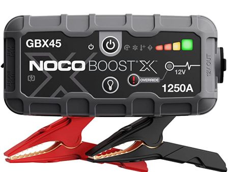 Noco Boost X GBX45, 1250A 12V UltraSafe Arrancador de Litio, Bateria Booster Profesional, Cargador Powerbank y Cables de Arranque de Coche por Gasolina de hasta 6.5L y Diésel de 4.0L Embalaje Deteriorado Hot on Sale