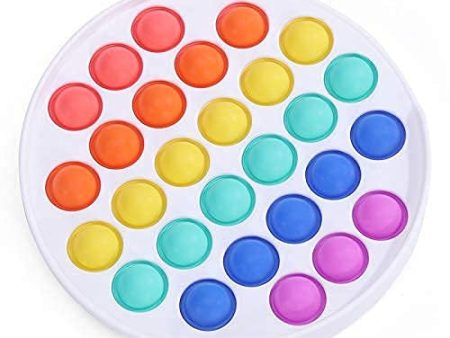 [Creative Games] Pop It™ es un juego para niños y adultos, Burbujas para reventar que ayudaran a relajarse y a aliviar la tensión, anti-estrés, Juguete multicolor en silicona del fidget, juguete sensorial. Embalaje Deteriorado Online Sale