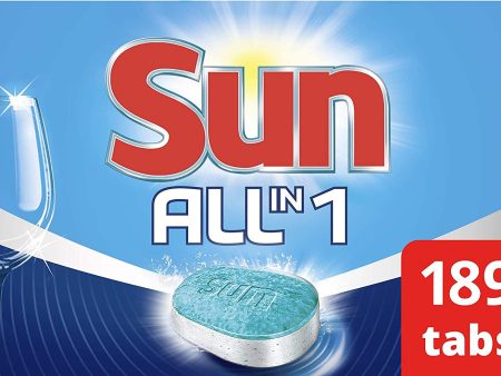 Sun All-in 1 Pastillas Regulares para Lavavajillas - 189 Tabletas Supply